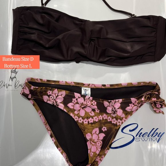 NWOT: Bikini Bay bandeau and Shelby Swimwear Bottom - Picture 1 of 8